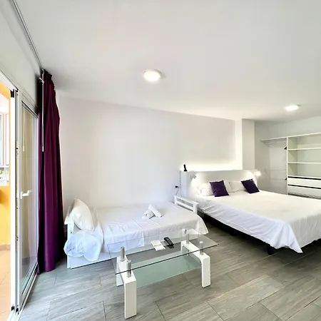 Reformed Studio With Wifi, Pool, At 250m From Playa Jardin In Puerto de la Cruz (Tenerife)