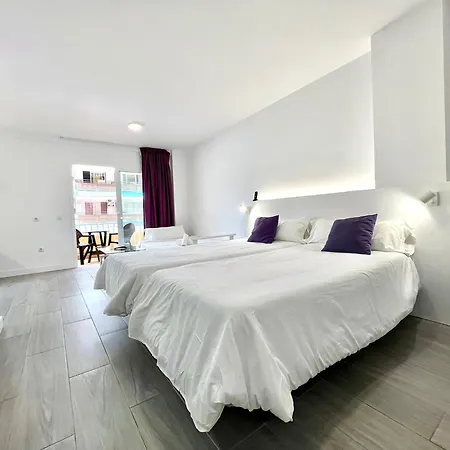 Reformed Studio With Wifi, Pool, At 250m From Playa Jardin In Lejlighed