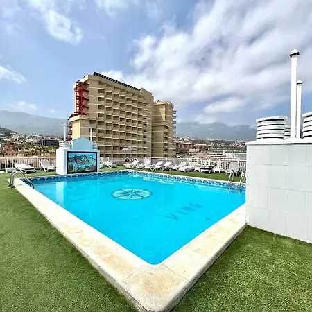 Apartament Reformed Studio With Wifi, Pool, At 250m From Playa Jardin In Puerto de la Cruz (Tenerife)